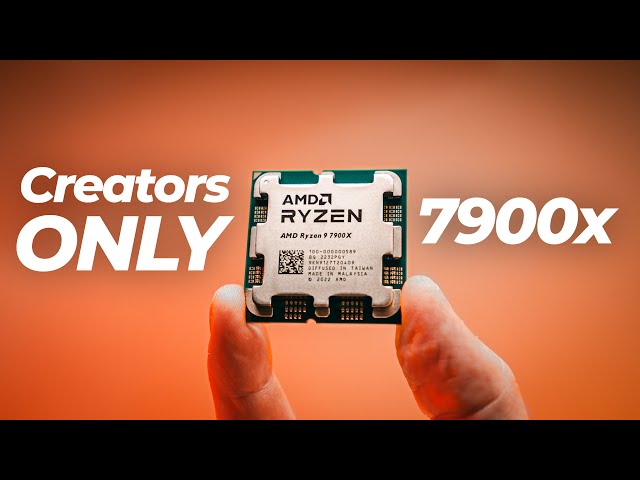 R9 vs i7 Efficiency WILL BLOW YOUR MIND! 🤯 AMD Ryzen 7900x CPU Review #creators