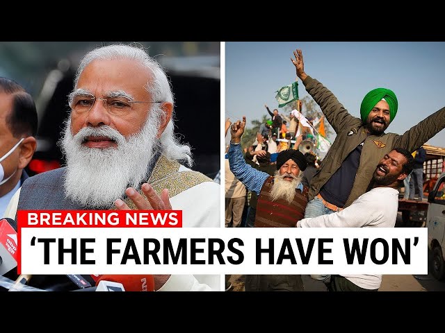 Indian Farmers FINALLY End YEAR Long Protests..