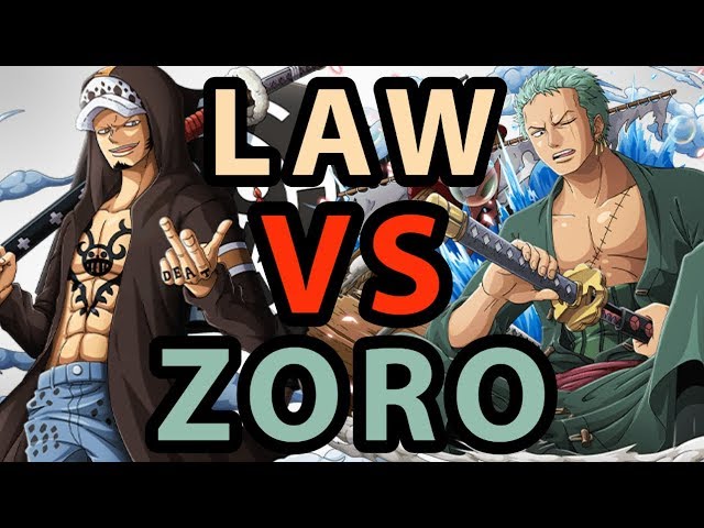 TRAFALGAR LAW VS RORONOA ZORO!! | ONE PIECE VS BATTLES