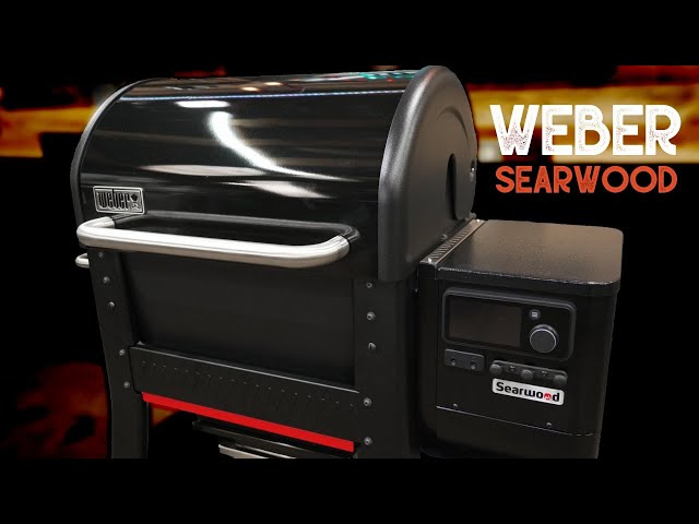 NEW Weber Searwood Pellet Grill First Look & Burn Off