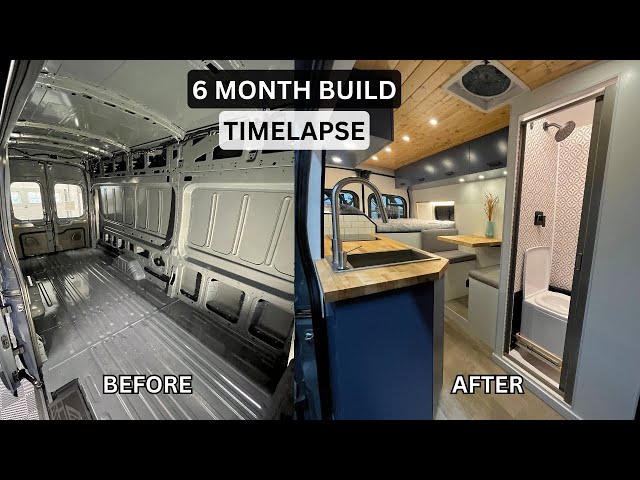 DIY Campervan Conversion | Full Build TIMELAPSE (6 Months)