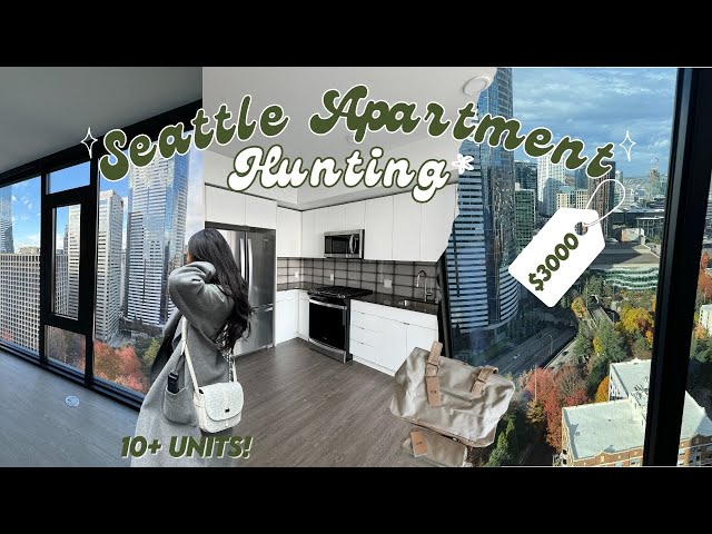 SEATTLE APARTMENT HUNTING | Touring 10+ Units, Luxury High Rises, Prices, + Tips