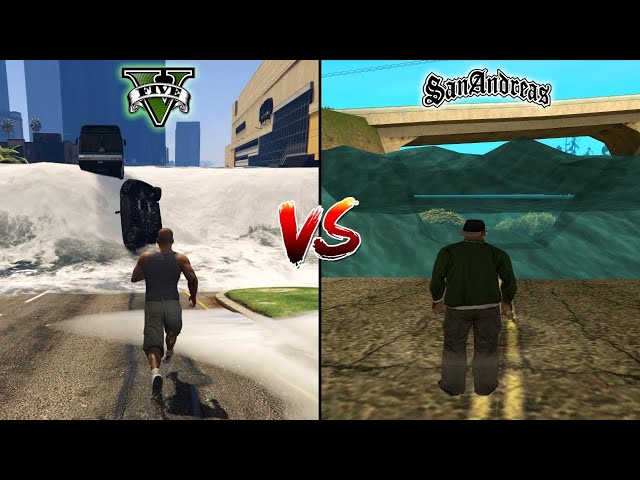 GTA 5 TSUNAMI VS GTA SAN ANDREAS TSUNAMI - WHICH IS BEST?