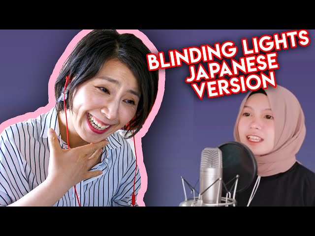 Japanese Lady reacts to Rainych Blinding Lights