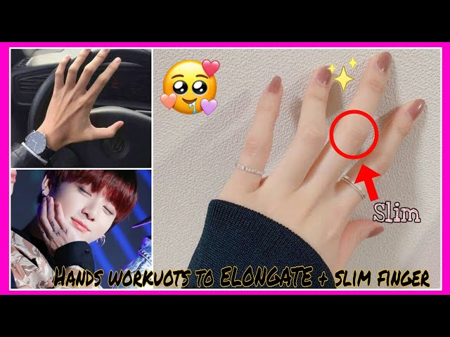 Exercises Fingers | How to ELONGATE and SLIM your fingers? | beautiful hands | Nhung Le Channel