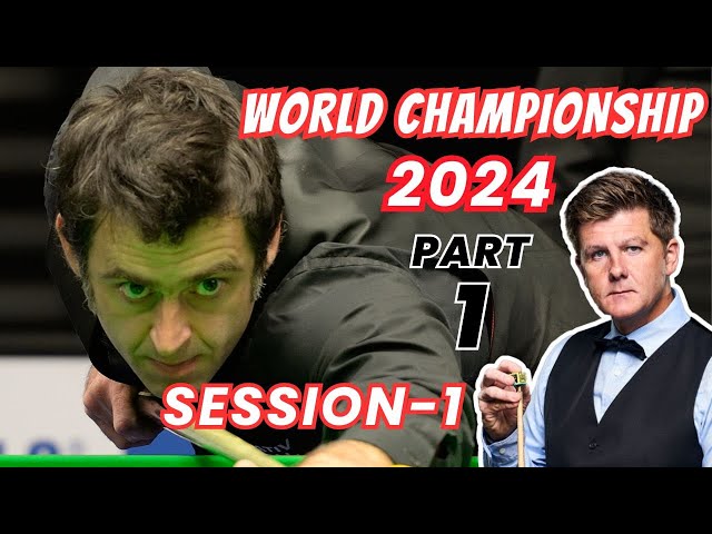 Ronnie O'Sullivan vs Ryan Day | World Championship Snooker 2024 | Session 1 - Part 1