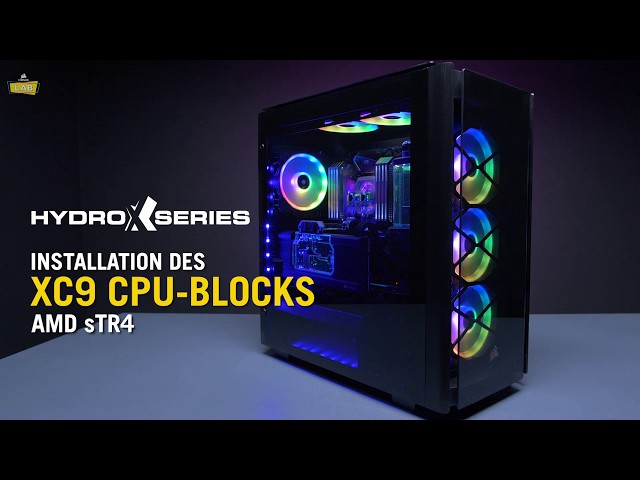 HOW-TO: Installation des XC9 RGB CPU Kühlers auf AMD sTR4 Sockeln