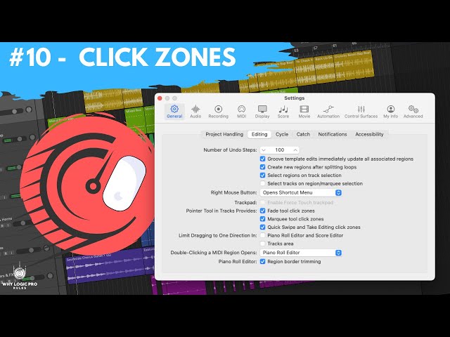 #10 - Supercharge Your Mouse With Click Zones (Newbie to Ninja - A Beginner's Guide to Logic Pro)
