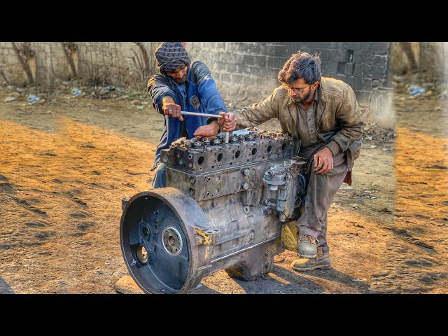 Restoration of Cummins Diesel Engine || Rebuilding Cummins Engine
