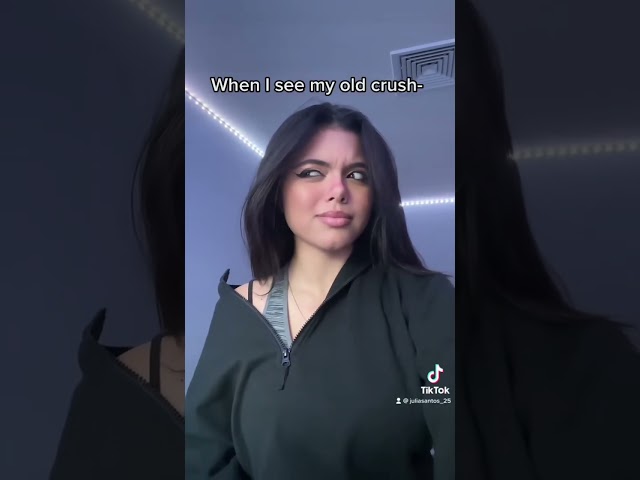 When I see my old crush… #foryou #viral #tiktok #relatable #school #crush