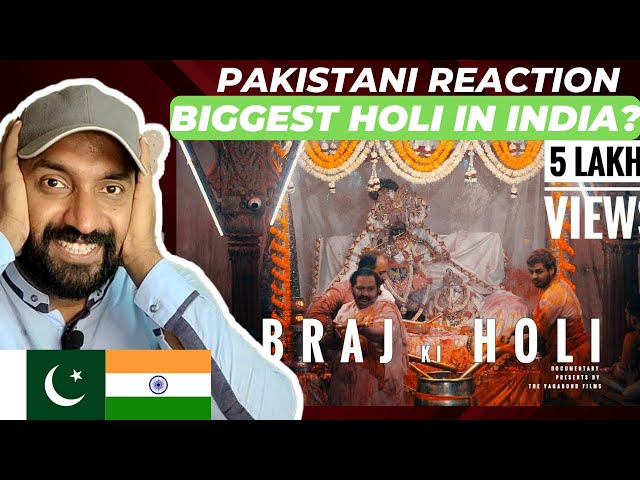 BRAJ KI HOLI in INDIA - DOCUMENTARY | Holi Wishes in Hindi | Pakistani Reaction | React king