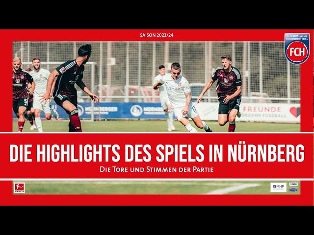 Die Highlights des Testspiels gegen den 1. FC Nürnberg