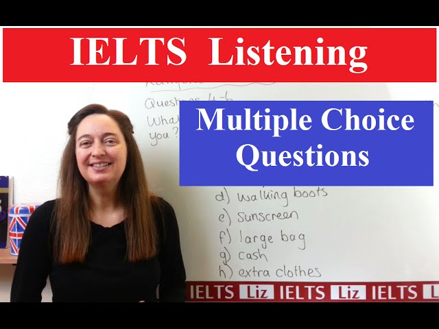 IELTS Listening Tips: Multiple Choice