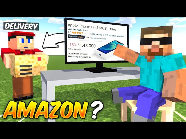 ORDERING PRODUCTS FROM AMAZON in Minecraft