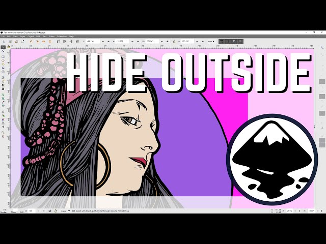 Hide everything outside of page frame in Inkscape (passepartout workaround)
