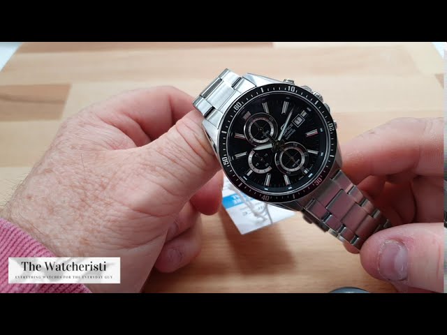 The Casio Edifice Chrono Ref EFRS565D-1A - A budget Tag Heuer Homage?