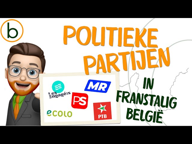 Politieke partijen in Franstalig België: wie is wie?