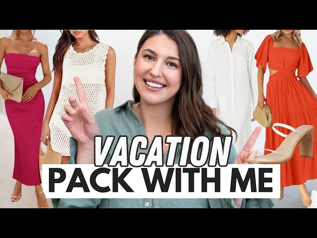 Pack with me for Vacation 🌴 Cancun & Caribbean Cruise