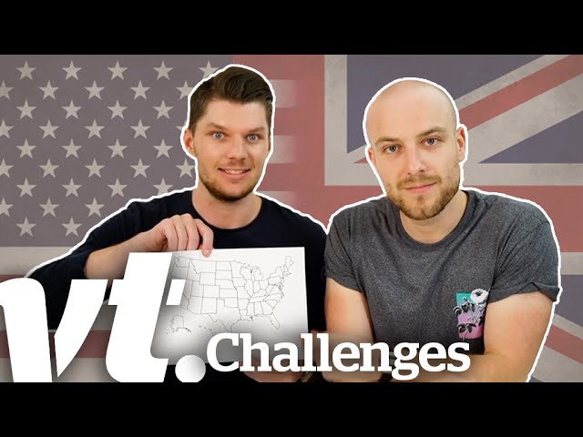British People Take On American Geography Quiz | VT Challenges