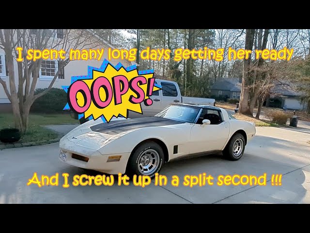 81 Corvette Joy Ride and Broke a U-Joint