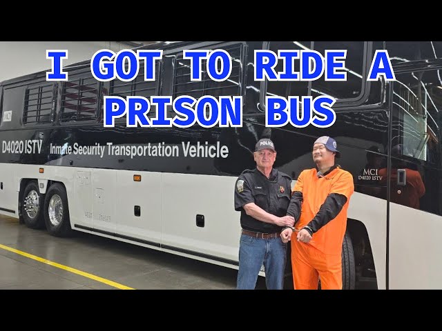 Locked up and loving it! |MCI's New Prison Bus. D4020 ISTV