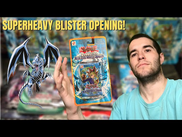 OPENING The FIRST YUGIOH BLISTER PACK EVER! SUPERHEAVY Legend of Blue-Eyes Yugioh Cards Opening!