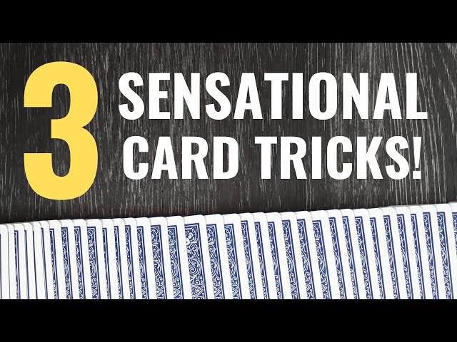 Learn 3 Sensational Card Tricks (Learn the Amazing Secrets Today!) Jay Sankey Magic Tutorial