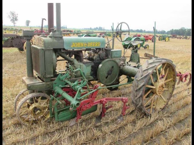 1933 John Deere GP Wide Tread Top Steer Tractor & Rare Sickle Mower Sold on Indiana Auction Saturday