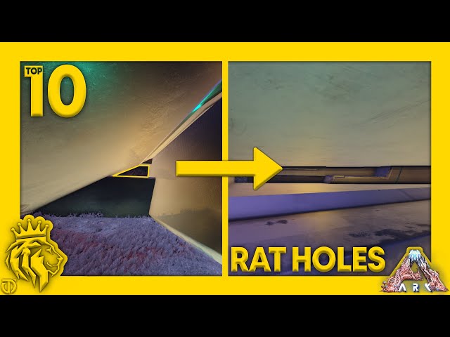 TOP 10 BEST Rat Holes on Genesis 2! | UNRAIDABLE | ARK: Survival Evolved