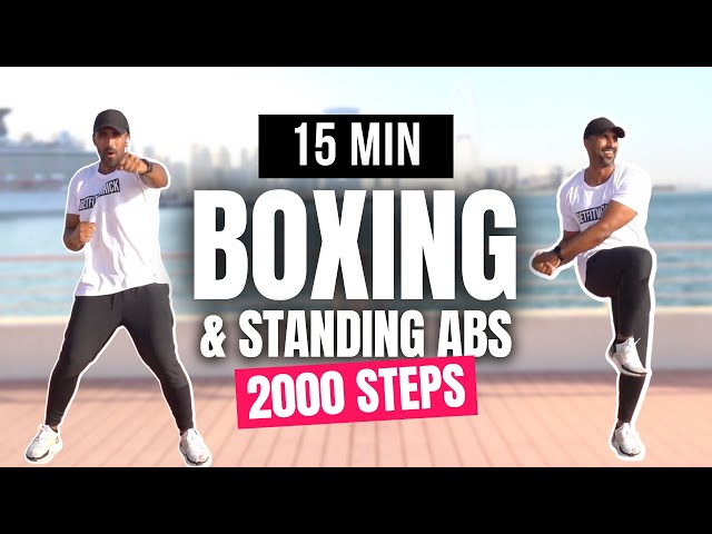 Fun Standing Boxing Abs Workout 🥊