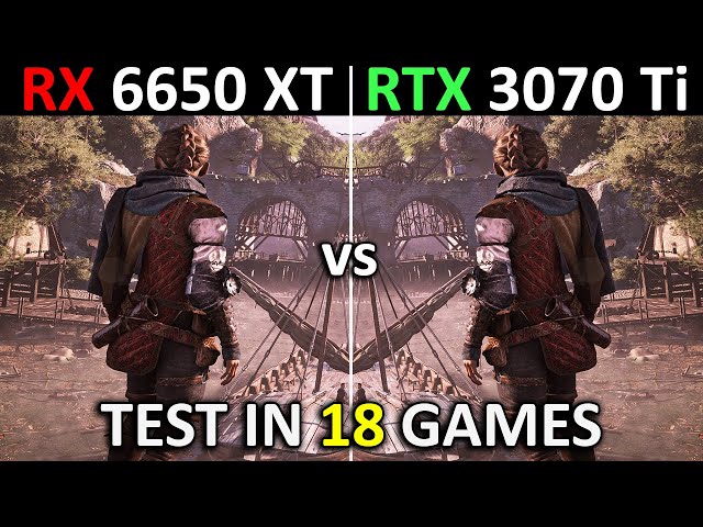 RX 6650 XT vs RTX 3070 Ti | Test in 18 Games at 1080p | Performance battle! 🔥 | 2024