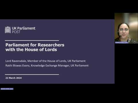 UK Parliament for Researchers
