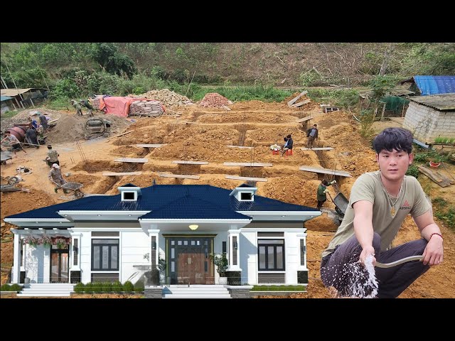 Foundations for building a new house, this is how Vietnamese people build houses