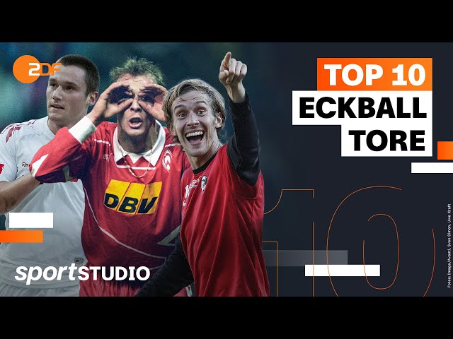 Top 10 direkte Eckball-Tore der Bundesliga-Geschichte | sportstudio