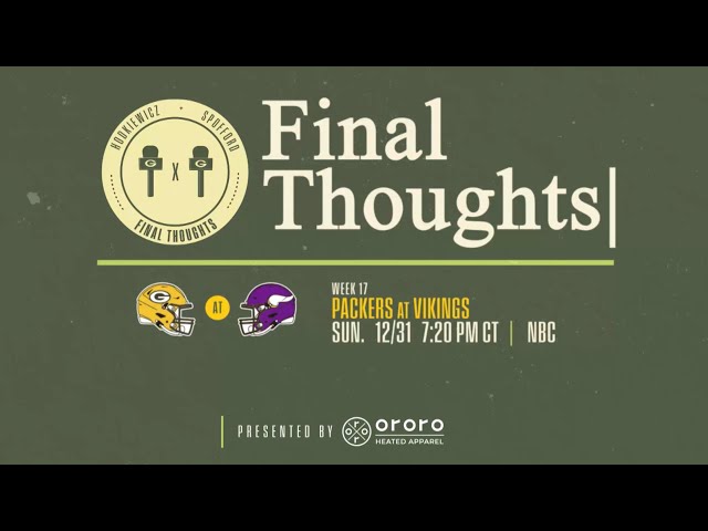 Final Thoughts: Packers vs. Vikings