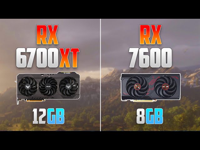 RX 7600 vs RX 6700 XT - 1080p