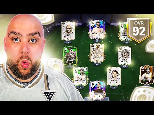 I Built A FULL TEAM OF ICONS on FC Mobile!