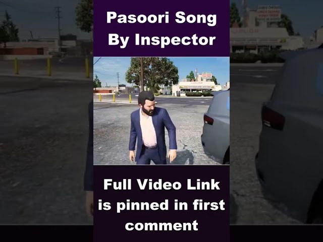 Pasoori Song By Inspector | Funny Video #youtubeshorts #shorts#short#funny#funnyvideo