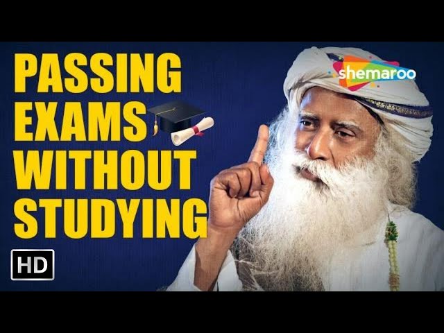 Sadhguru's Funny Reaction on Narendra's Question | How to Pass Exams Without Studying ?