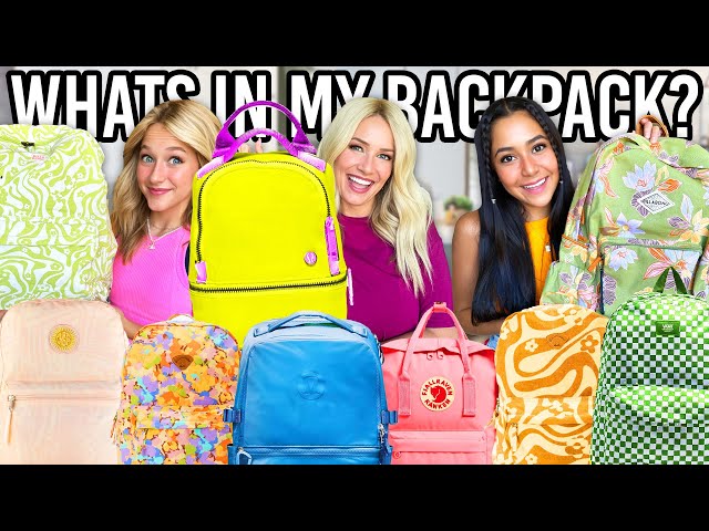 WHAT'S iN MY BACKPACK + WATER BOTTLE SHOPPiNG + MUST-HAVES = BACK TO SCHOOL!