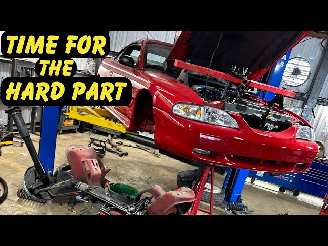 Ford Mustang GT 4.6 Impossible Header Installation (Removed Subframe) BBK Exhaust