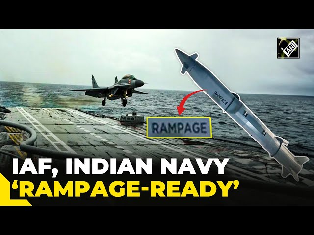 IAF, Indian Navy induct ‘Rampage’, missiles used by Israeli Air Force to pound Iranian targets