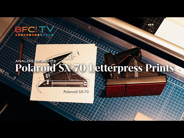 Making Polaroid SX-70 Letterpress Prints with Archie's Press