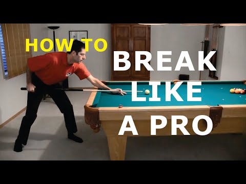 How to Break in Pool