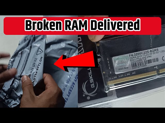 Broken RAM Unboxing Video - Don't Buy Ram From Amazon