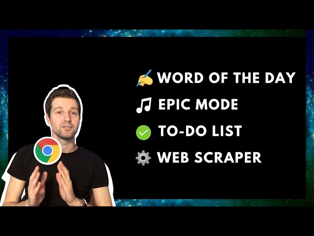 Coding Challenge 4 Extensions In 2 Hours - How to build a Chrome Extension