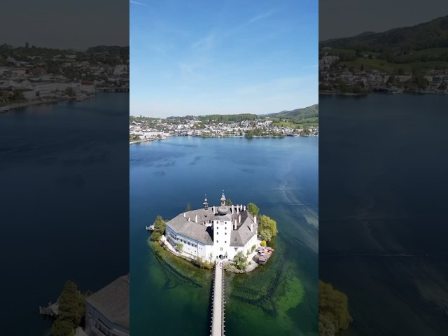 The Beauty of Schloss Ort , Austria #austria #castle #schloss #drone #djiglobal #traveler #travel
