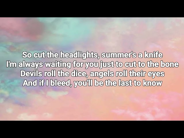Taylor Swift - Cruel summer (lyrics)