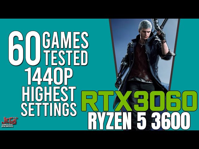 RTX 3060 + Ryzen 5 3600 tested in 60 games | highest settings 1440p benchmarks!