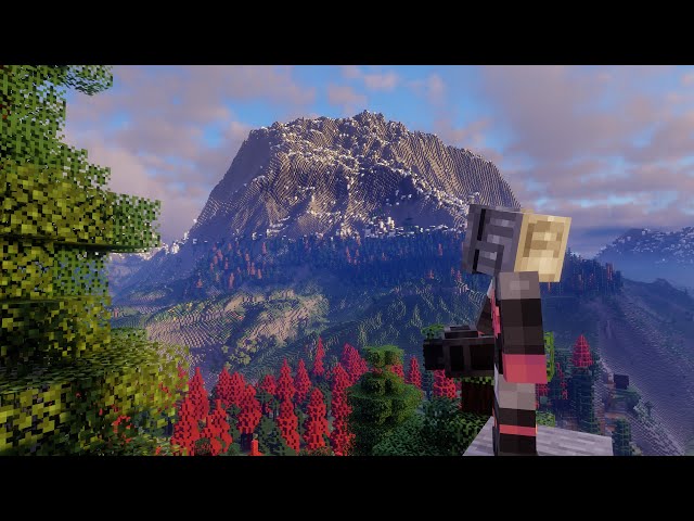 Minecraft Film Photography Mod -  Exposure, Distant Horizons, and Bliss Shaders